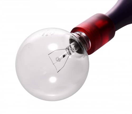 Twilight Violet Wand Light Bulb Adapter Angled