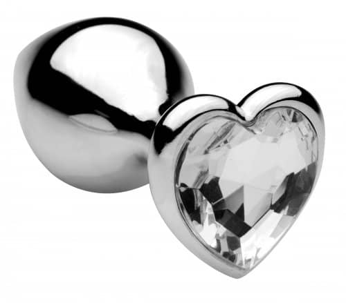 Melted Heart Jeweled Anal Plug