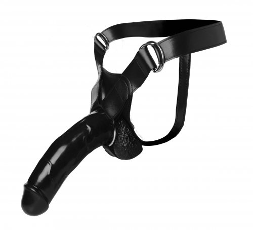 Hollow Strap-On with 9 Inch Dildo
