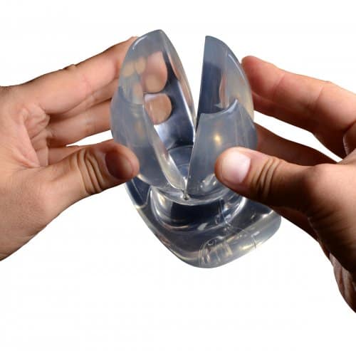 Expanding Clear Dilator Plug Demo Open