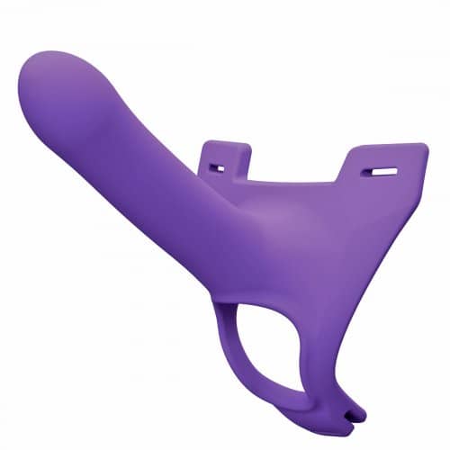 Unisex Silicone Strap On Harness Side View