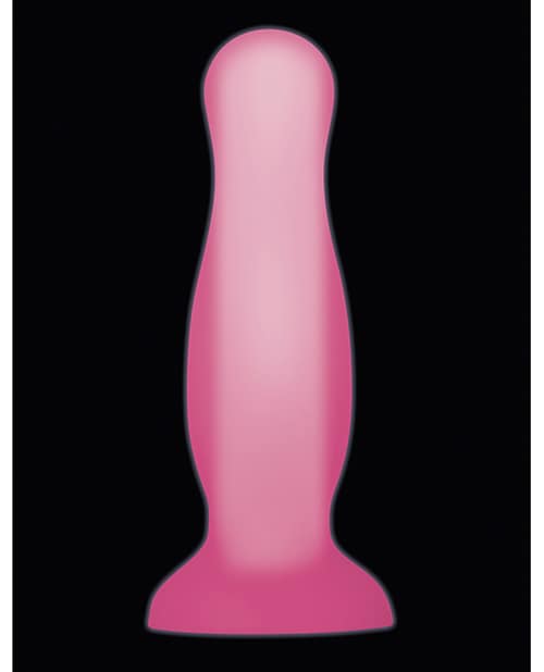 Glow In The Dark Butt Plug Pink Glowing