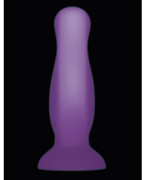 Glow In The Dark Butt Plug Purple Glowing