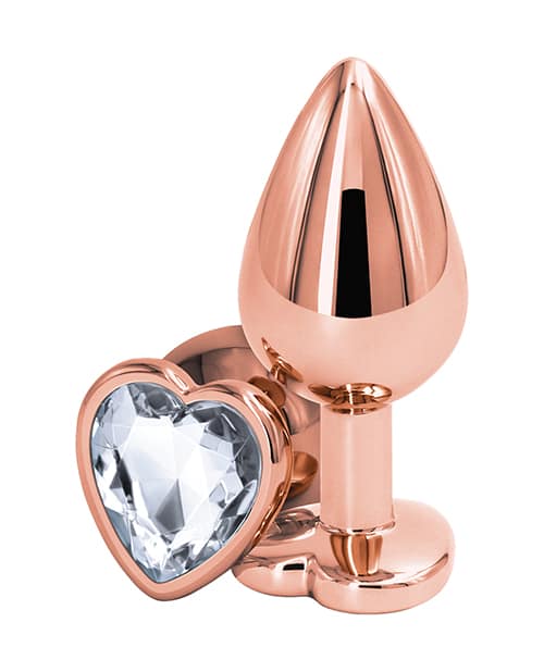 Rose Gold Heart Butt Plug