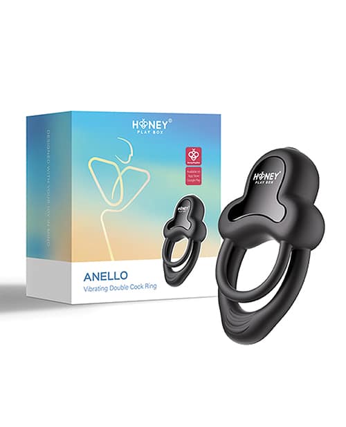 vibrating double cock ring RESIRING Double Penis Ring with 10 Modes main image 1