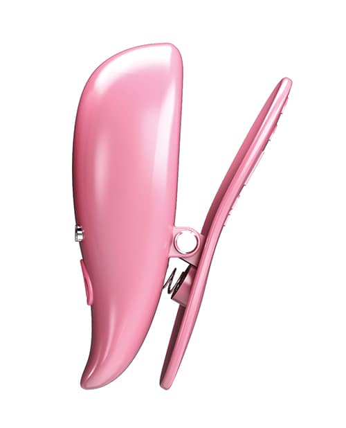 Pretty Love Leaf Wireless Vibrating Nipple Clamps  Pink  The BDSM Toy Shop