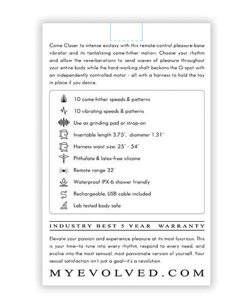 Evolved Come Closer - Black - Image 7