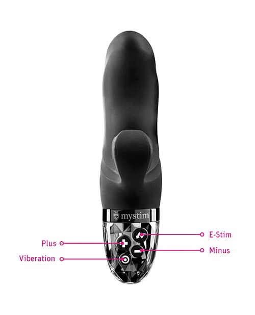 Mystim Hop Hop Bob eStim Vibrator - Black - Image 3
