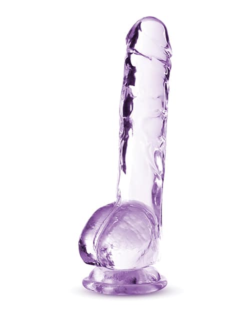 Blush Naturally Yours 8" Crystalline Dildo - Amethyst