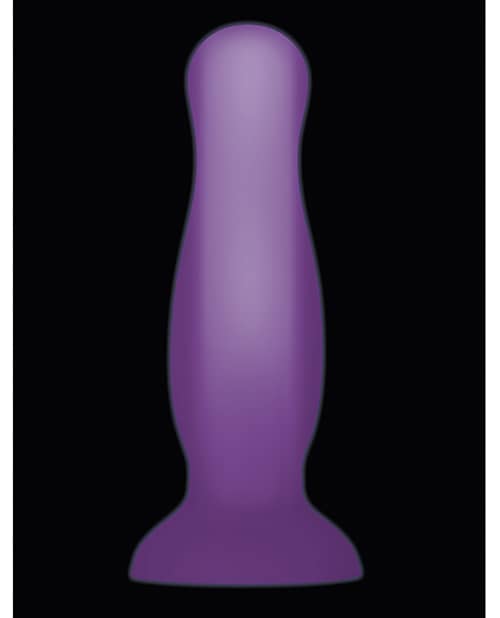 Glow In The Dark Butt Plug Purple Glowing
