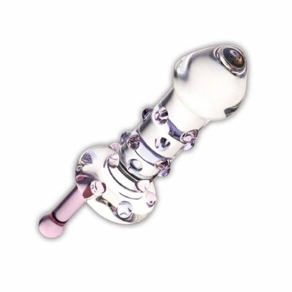 Spinning Candy Glass Dildo