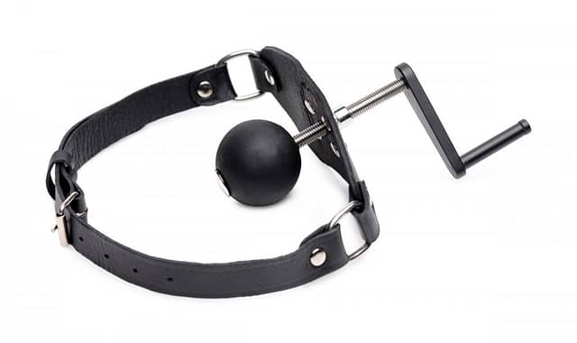 Open Wide Cranking Ball Gag