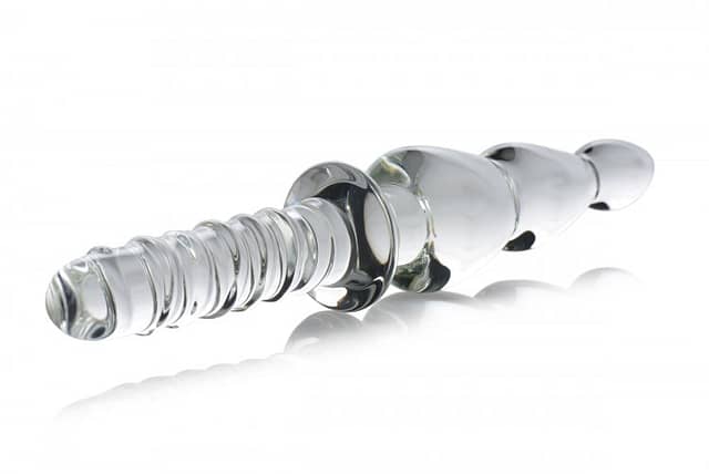 Anal Links Glass Thruster Angled