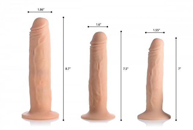 Remote Controlled Thumper Dildo Size Difference