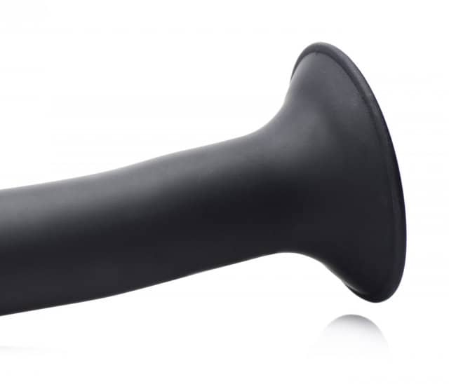 Ultra Flexible Dildo Black Side View