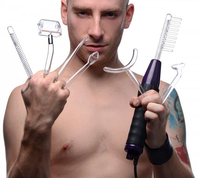 Red 7 Piece Violet Wand Accessory Kit With Male Model