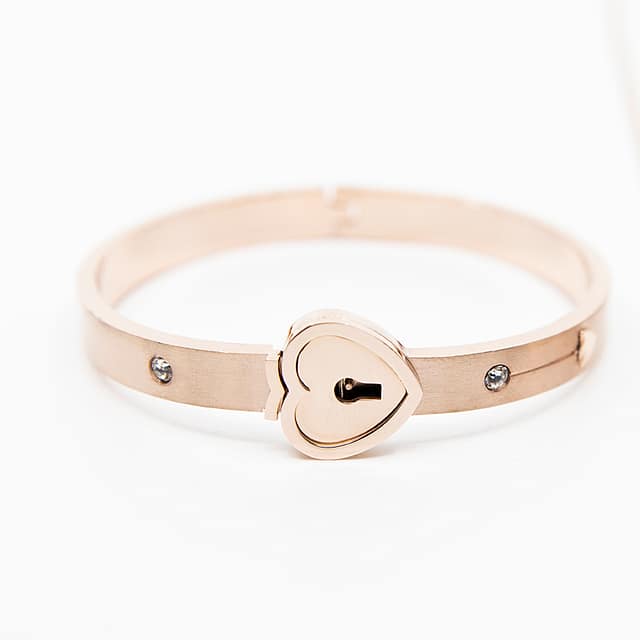 Forever Mine Submissive Bracelet Rose Gold