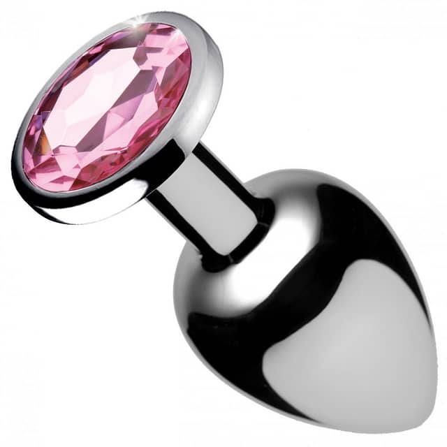 Pink Jeweled Anal Plug