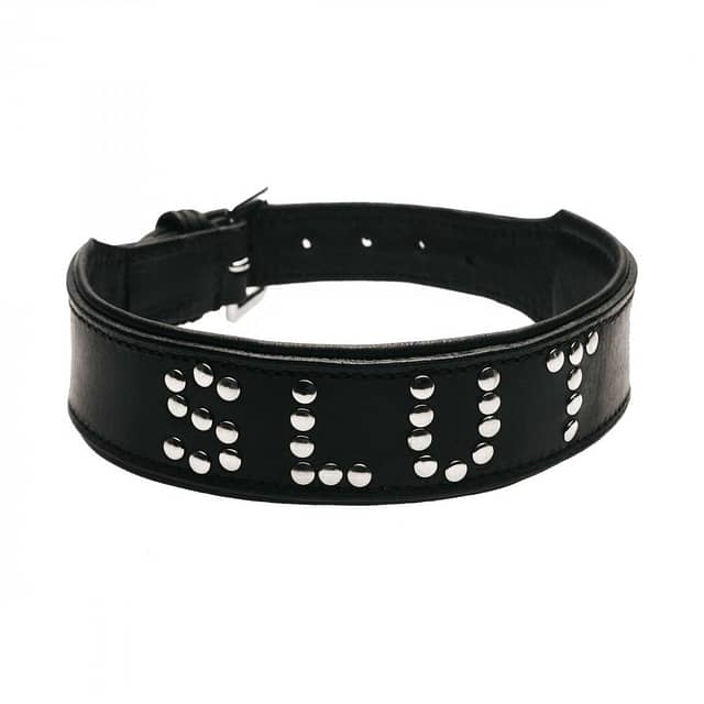 Leather Slut Collar