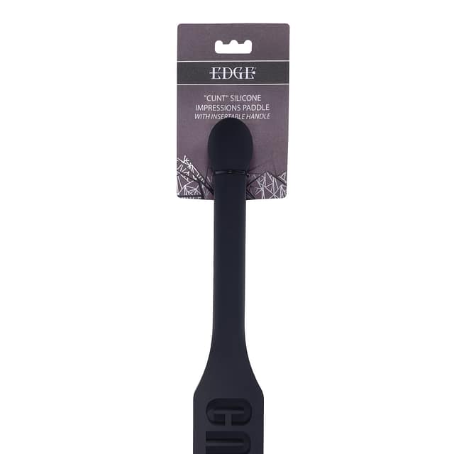 Edge CUNT Silicone Paddle - Black