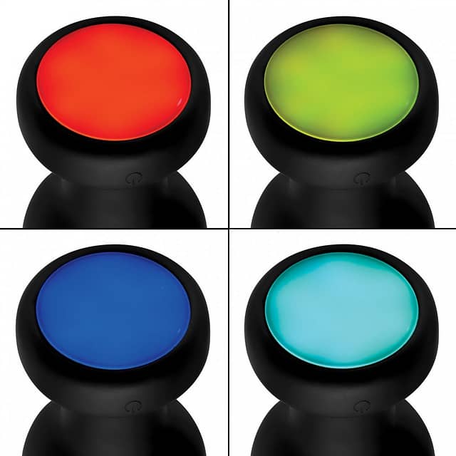 LED Light Show Anal Plug Multi Colors