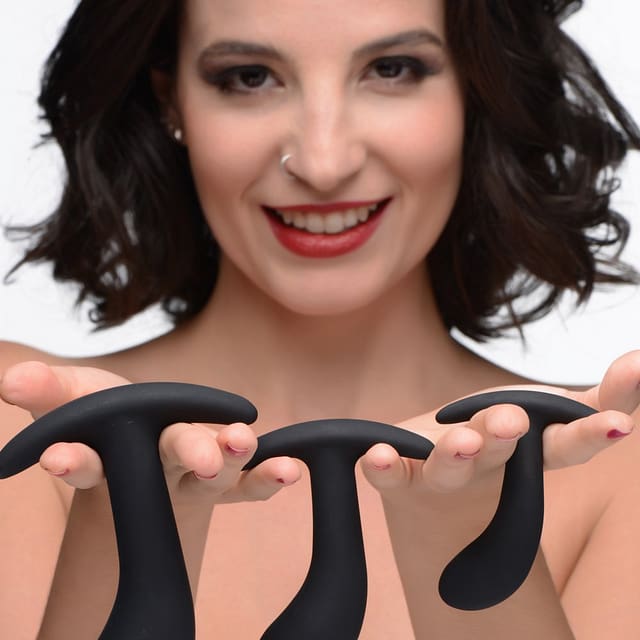 Curved Anal Trainer Set With Female Model