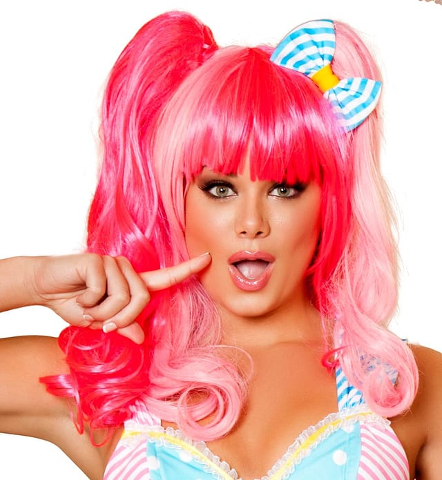 Candy Pink Wig 2