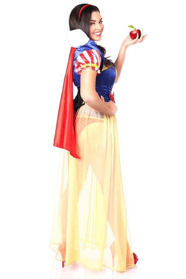 Snow Princess Corset Costume Back