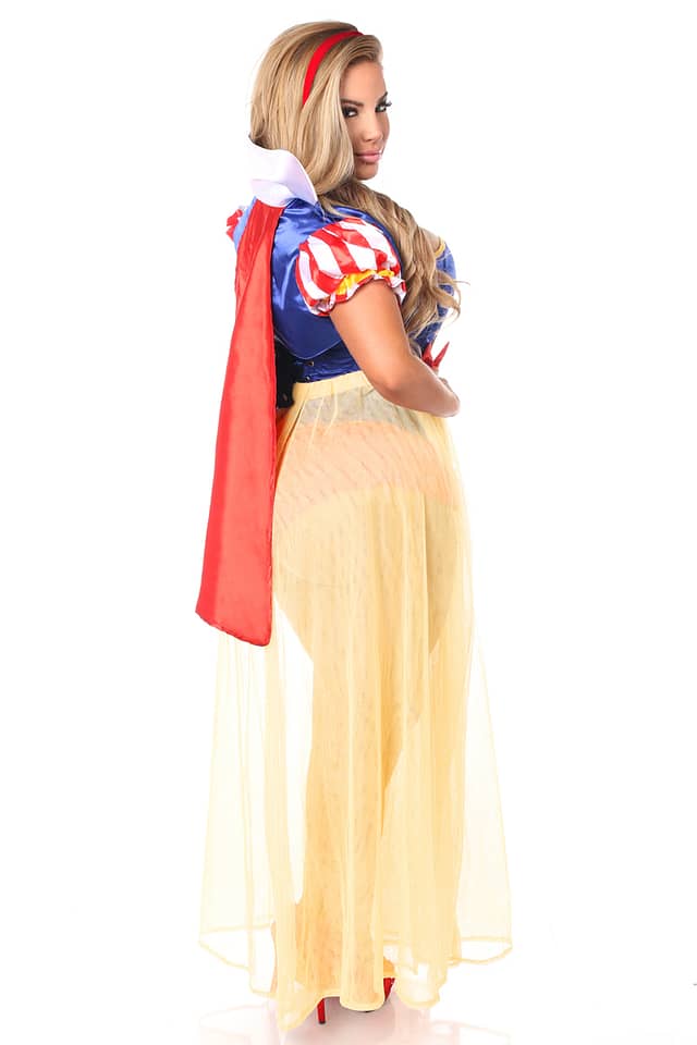 Snow Princess Corset Costume Queen Back