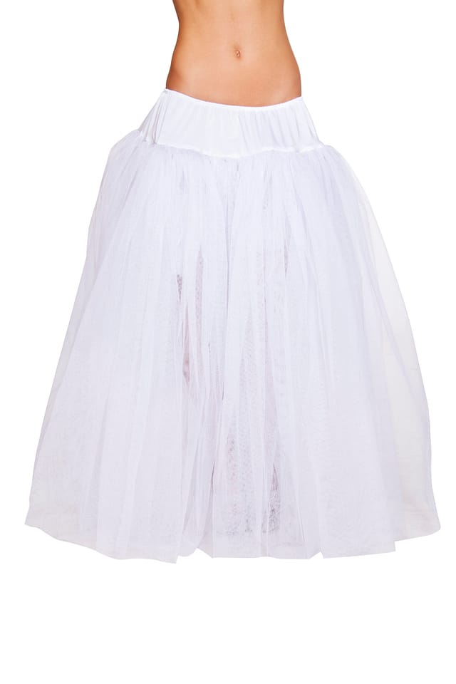 Full Length White Petticoat