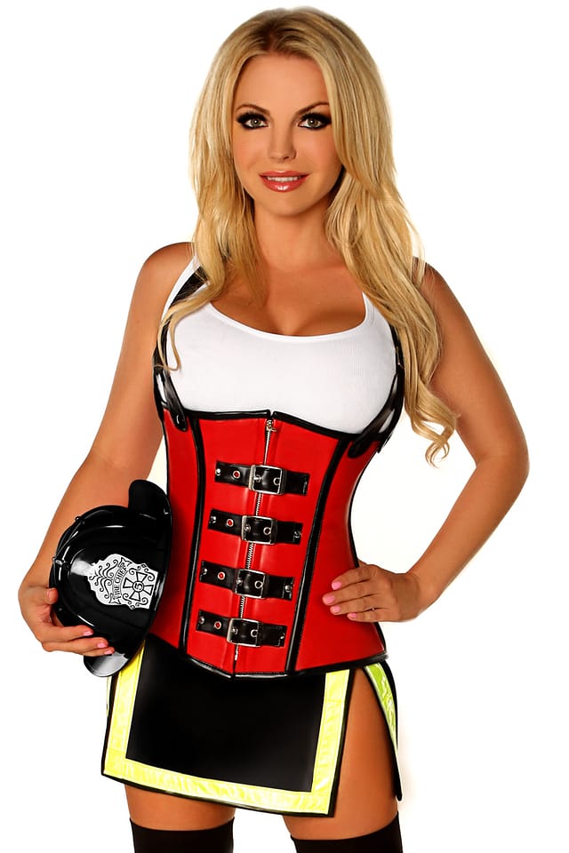 Five Alarm Firegirl Premium Corset Costume