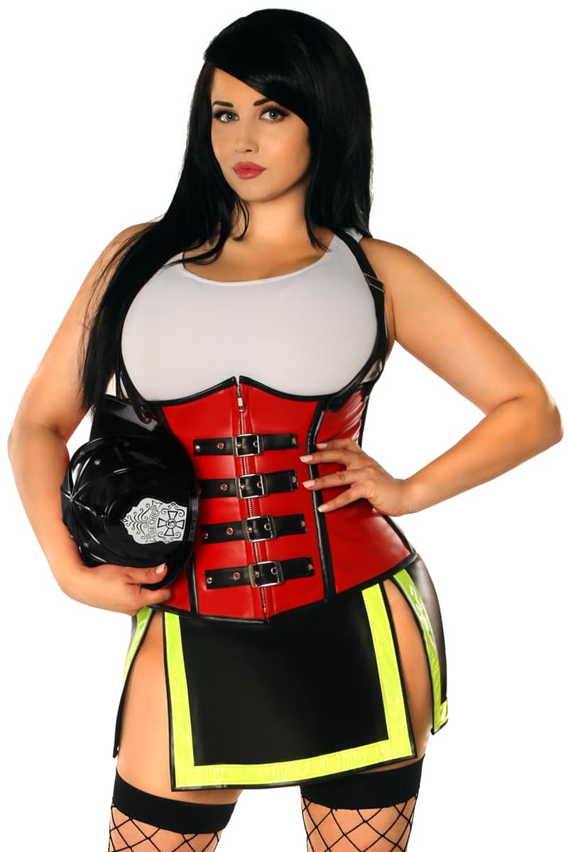 Five Alarm Firegirl Premium Corset Costume Queen