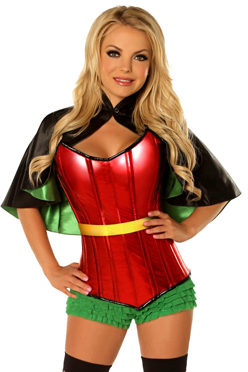 Superhero Sidekick Premium Corset Costume