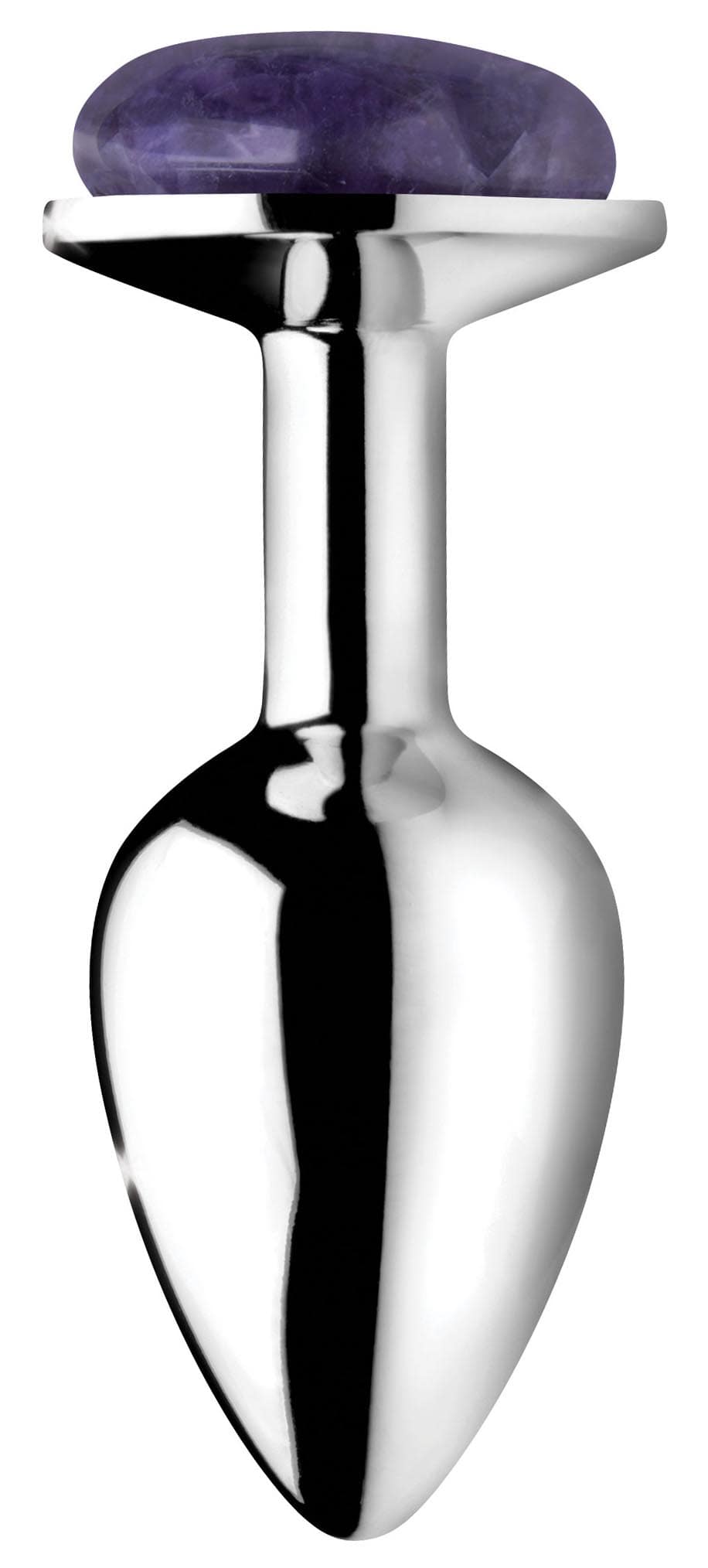 Genuine Amethyst Gemstone Anal Plug - Small - Image 5