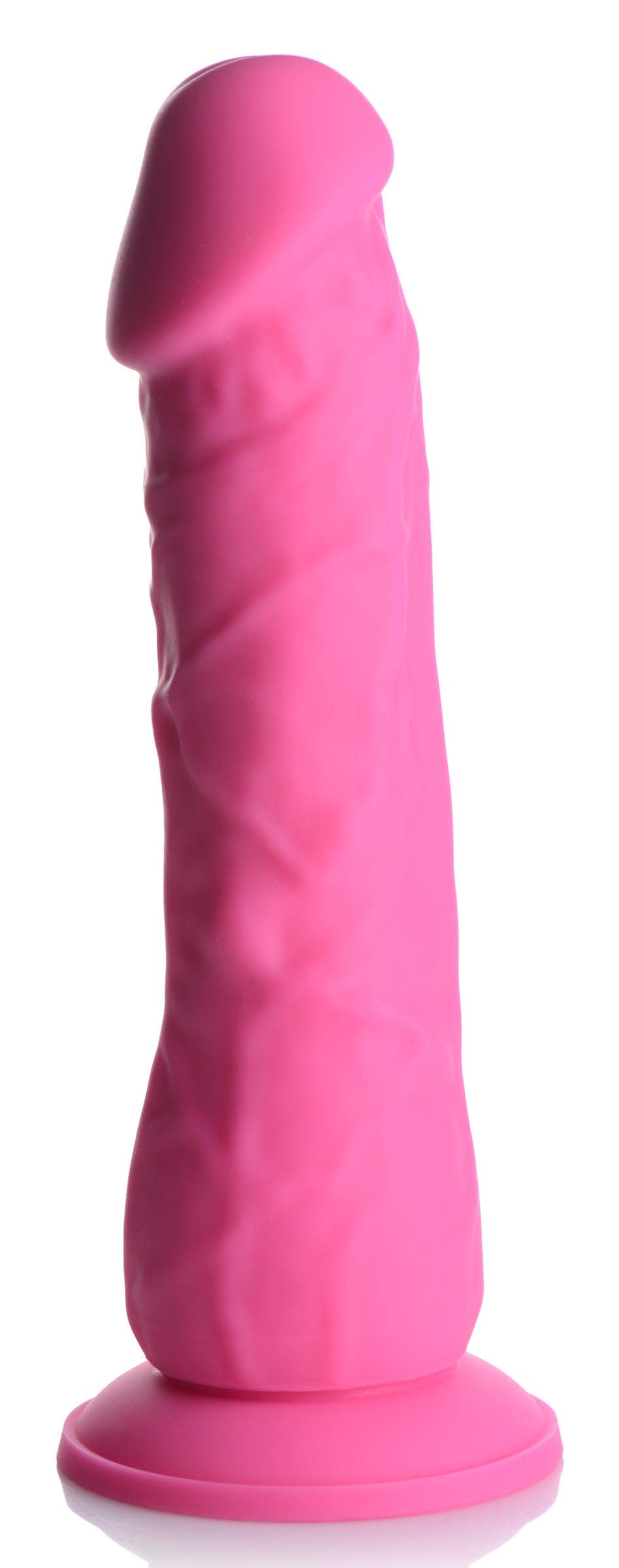7 Inch Silicone Dildo - Cherry - Image 2