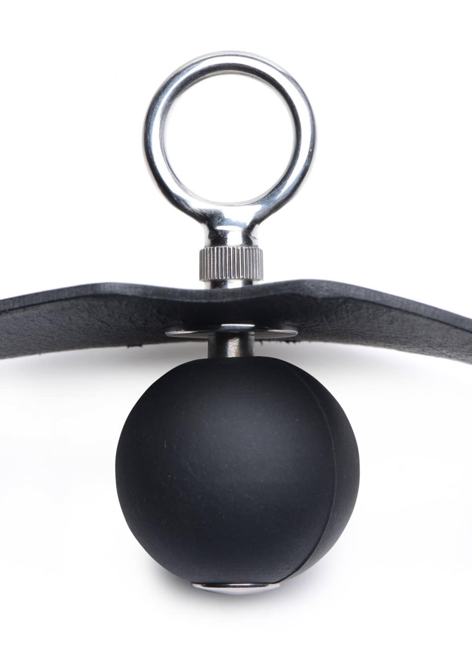 Eyelet Ball Gag Close Up