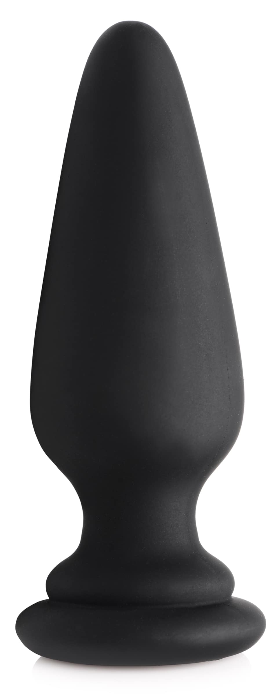 Small Anal Plug with Interchangeable Fox Tail - Black and White - Image 5