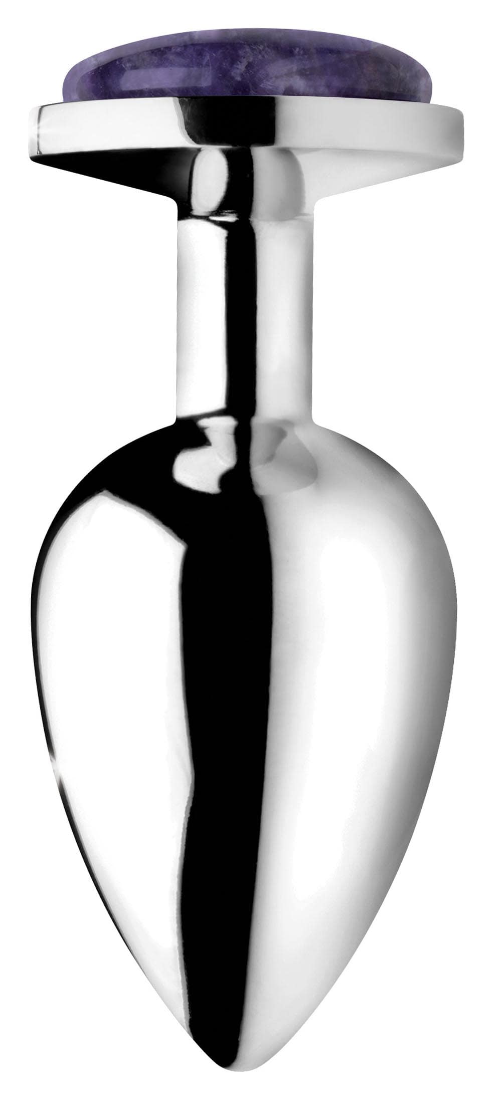 Genuine Amethyst Gemstone Anal Plug - Large - Image 5