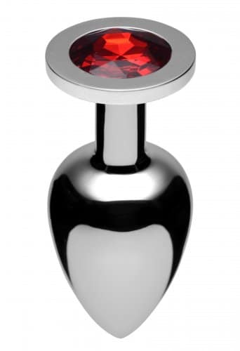 Jeweled Butt Plug Ruby Large