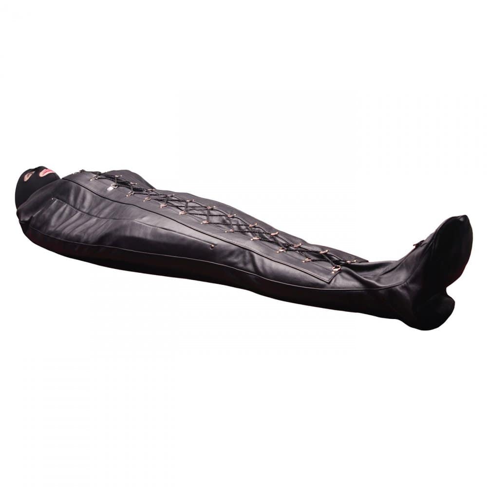 Premium Leather Sleep Sack Laying Down