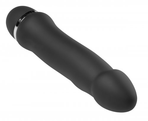 Multi Rhythm Vibrating Silicone Dildo Top View
