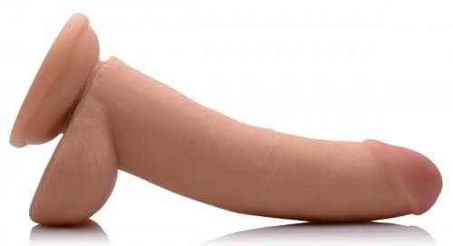 Realistic 8 Inch Dildo Side View
