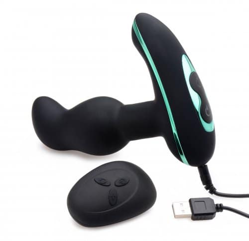 Prostate Vibe With Rimming Beads Bottom View