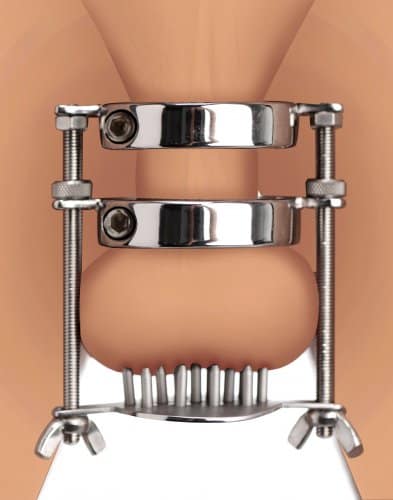 Stainless Steel Spiked CBT Ball Stretcher and Crusher Demo