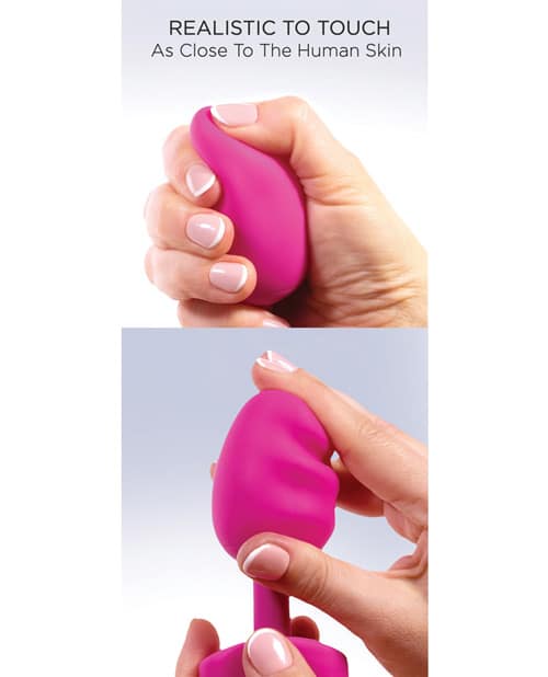Natural "Bioskin" Vibrating Anal Plug Demo