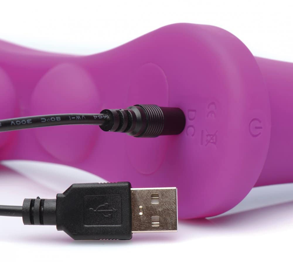 Double Take Vibrating Strap-On Set Charging