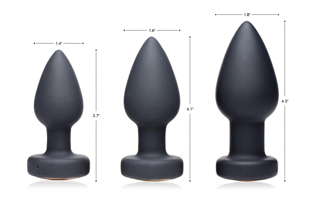 LED Light Show Anal Plug Sizes