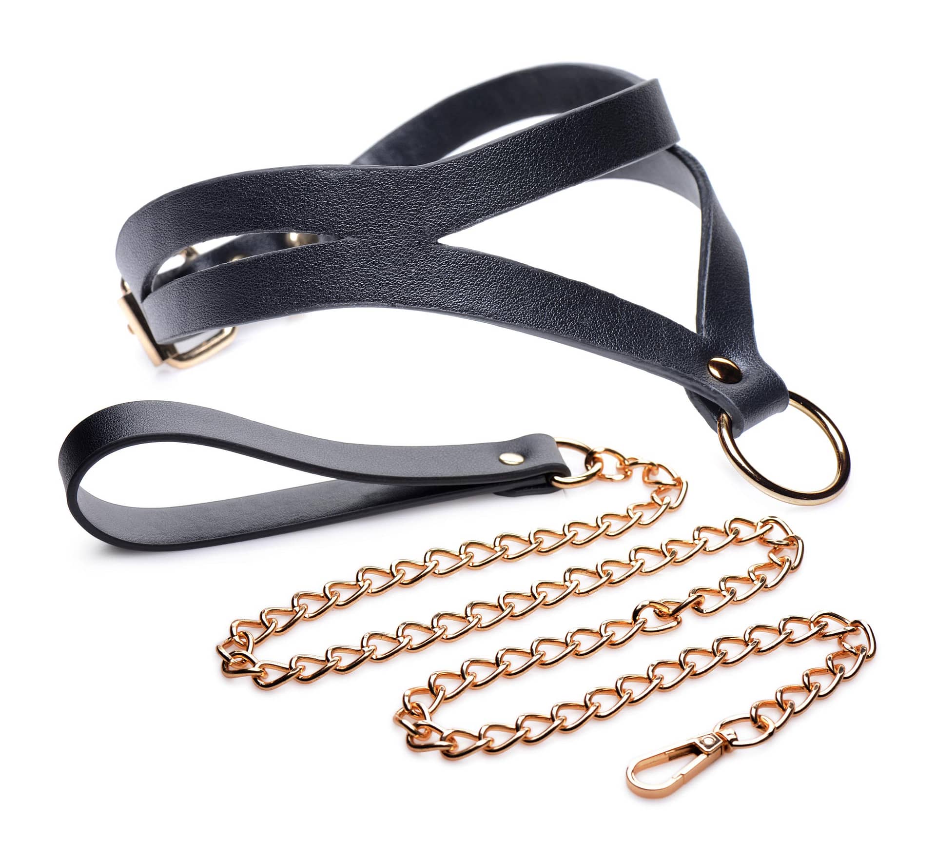 Black and Gold Collar with Leash Kit – The BDSM Toy Shop