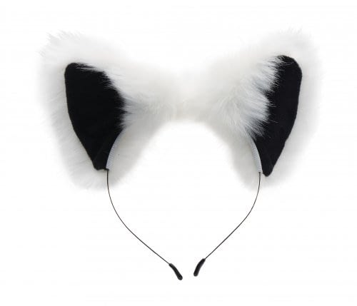 White Fox Ears & Tail Set - The BDSM Toy Shop