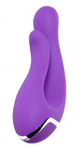 Dual Stimulation Silicone Vibe Front View